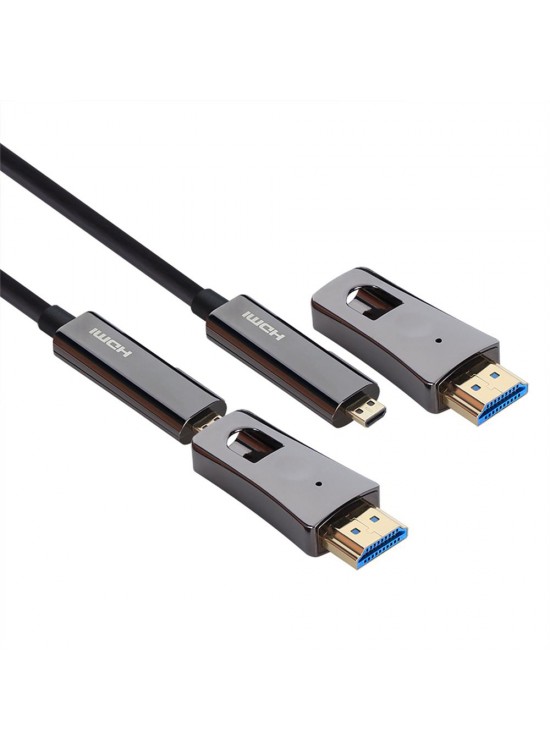 Vcom D3742D-30.0 Siyah 30MT 2.0V Hdmi-M-Hdmi-M Kablo Vcom D3742D-30.0 Siyah 30MT 2.0V Hdmi-M-Hdmi-M Kablo
