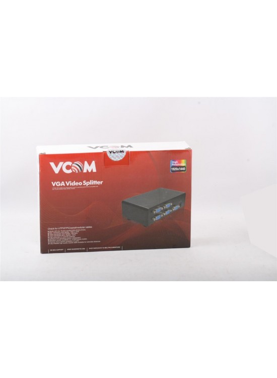 Vcom DD138 1-8 Port 350MHZ Metal Vga Splitter