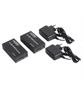 Vcom DD471 Hdmi RJ45 4K@30HZ Extender Metal 60m Uzatıcı