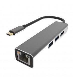 Vcom DH311A Type-C To USB3.0-3+RJ45 Çoklayıcı