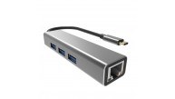 Vcom DH311A Type-C To USB3.0-3+RJ45 Çoklayıcı Vcom DH311A Type-C To USB3.0-3+RJ45 Çoklayıcı