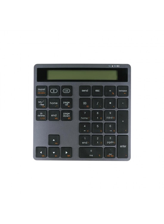 Vcom DK513-Grey Bluetooth 5.0 + 2.4G Masa Üstü Hesap Makinesi