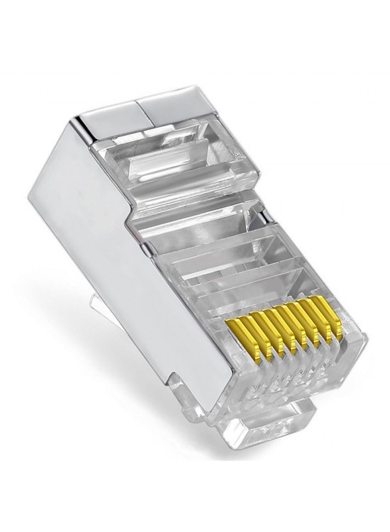 Vcom NM026 100lü Metal RJ45 8P8C Cat6-UTP-RJ45-3u Konnektör Vcom NM026 100lü Metal RJ45 8P8C Cat6-UTP-RJ45-3u Konnektör