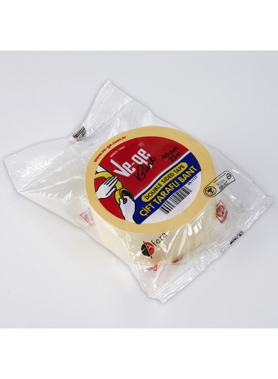 Vege Çift Taraflı Bant Askılı 48x25 Mt