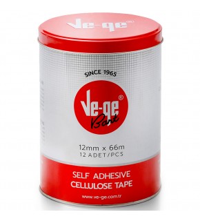 Vege Selefon Bant Teneke 12x66 (1 Adet)