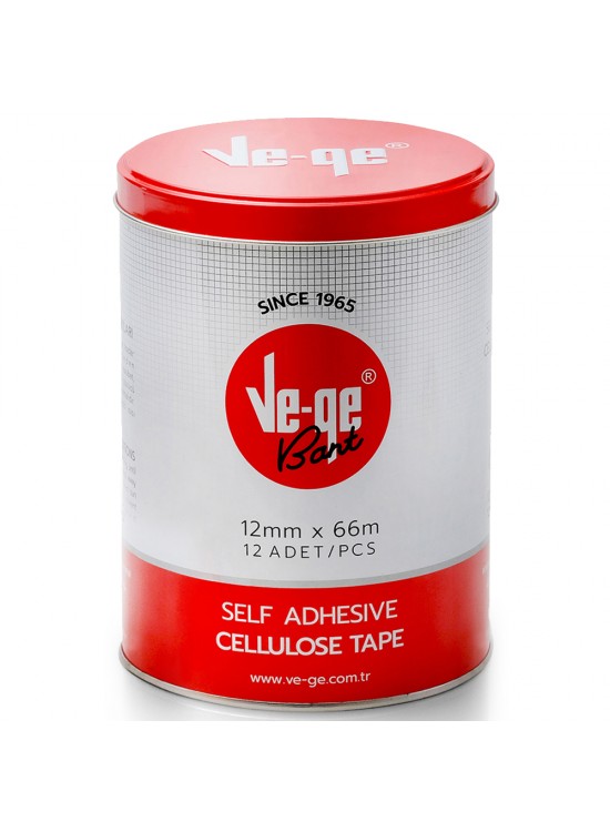 Vege Selefon Bant Teneke 12x66 (1 Adet)