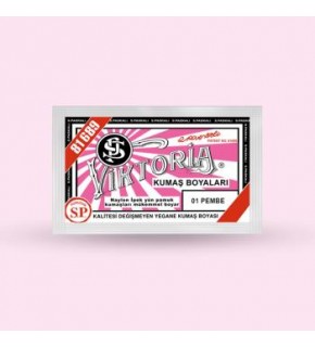 Victoria Toz Kumaş Boyası - 1 Pembe 10 Gr