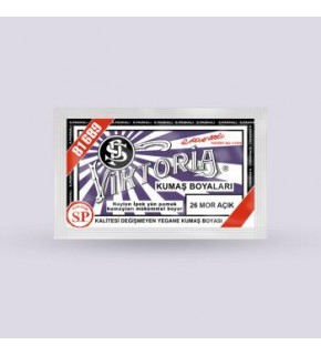 Victoria Toz Kumaş Boyası - 26 Mor Açık 10 Gr