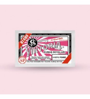 Victoria Toz Kumaş Boyası - 4 Koyu Pembe 10 Gr