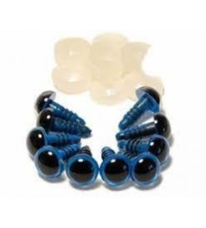 Vidalı Göz 12mm Mavi (1 Adet)
