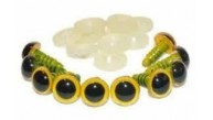 Vidalı Göz 8mm Sarı (1 Adet)