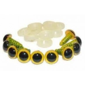 Vidalı Göz 8mm Sarı (1 Adet)