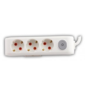 Viko Multı-Let Vm31ANH 3lü 1mt Anahtarlı Çocuk Korumalı Priz (90117301)