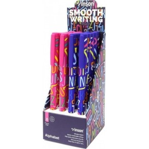 Vinson Jel Kalem Fashıon Alphabet Desenli 20 Li A28