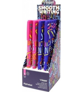 Vinson Jel Kalem Fashıon Alphabet Desenli 20 Li A28