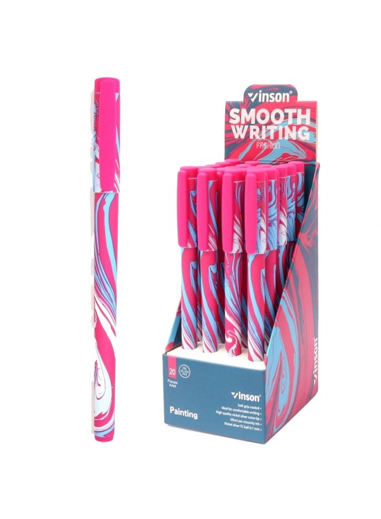 Vinson Jel Kalem Fashıon Quilt Desenli 20 Li A12 Vinson Jel Kalem Fashıon Quilt Desenli 20 Li A12