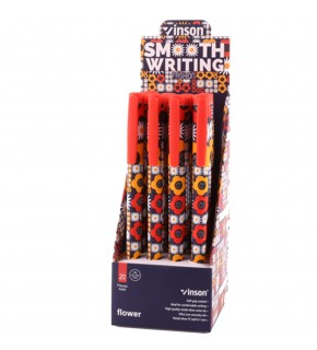 Vinson Jel Kalem Flower Desenli 20 Li A29