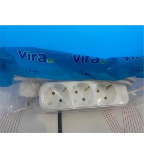 Vira 3lü 2mt Topraklı Priz