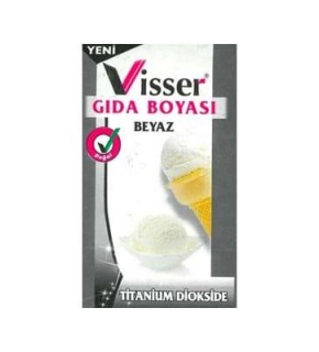 Visser Toz Gıda Boyası 9Gr Beyaz (1 Adet)