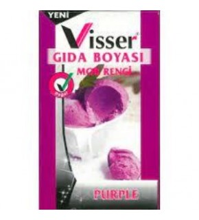 Visser Toz Gıda Boyası 9Gr Mor (1 Adet)
