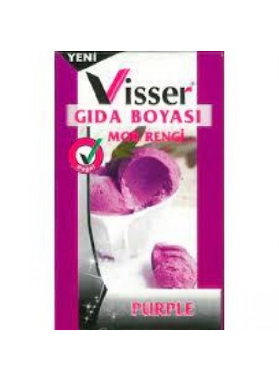Visser Toz Gıda Boyası 9Gr Mor (1 Adet)