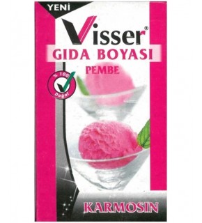 Visser Toz Gıda Boyası 9Gr Pembe (1 Adet)
