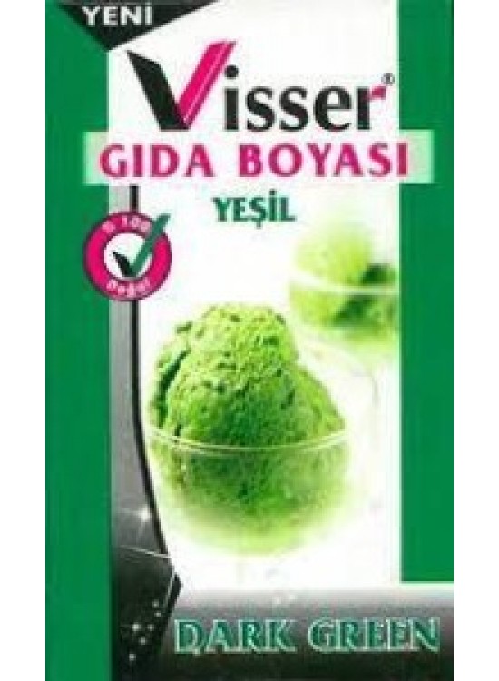 Visser Toz Gıda Boyası 9Gr Yeşil (1 Adet)