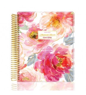 Vj Akademik Ajanda Spiralli Sert Kapak 2025-2026 Ayraçlı 17x23 Cm 225-2241