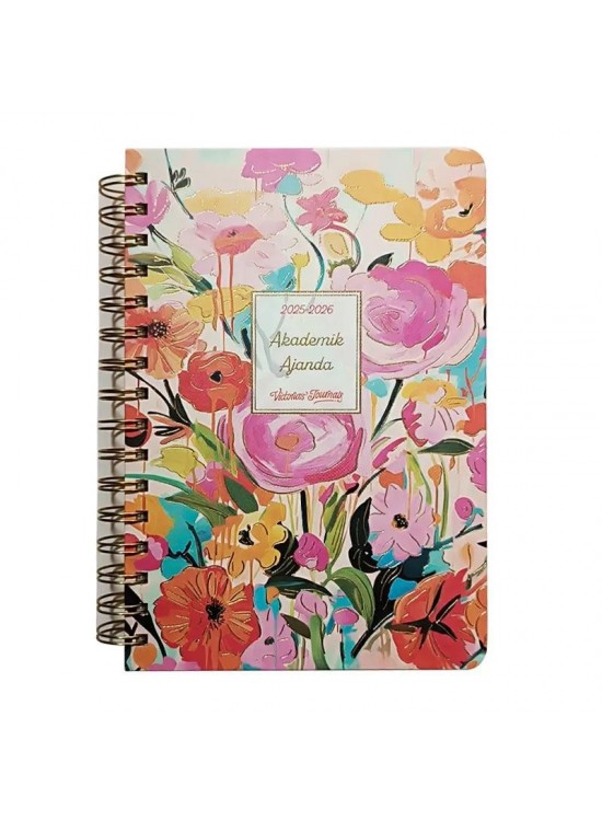 Vj Akademik Ajanda Spiralli Sert Kapak A5 2025-2026 225-2252