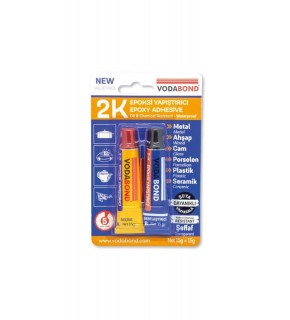 Vodaband 2K Rapid Epoxy Yapıştırıcı (15+15gr)( Reçine+Sertleştirici)
