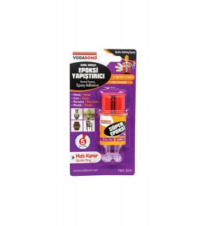 Vodabond Epoksi Yapıştırıcı Şeffaf 6 Ml 3027