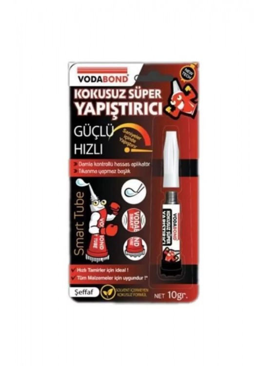 Vodabond Kokusuz Süper Yapıştırıcı 10 Gr 083119 Vodabond Kokusuz Süper Yapıştırıcı 10 Gr 083119