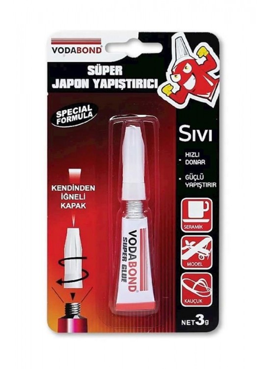 Vodabond Tamir Et Jel 20gr (Metal-Plastik-Kauçuk-Ahşap-Cam) Vodabond Tamir Et Jel 20gr (Metal-Plastik-Kauçuk-Ahşap-Cam)