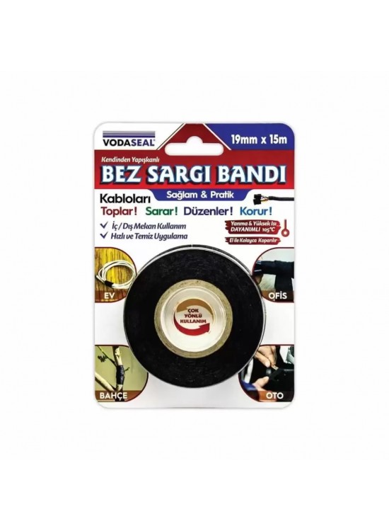 Vodaseal Bez Sargı Bandı 19 Mm 15 M 0431 Vodaseal Bez Sargı Bandı 19 Mm 15 M 0431