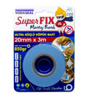 Vodaseal Çiftaraflı Montaj Bandı 20x3 M 0574