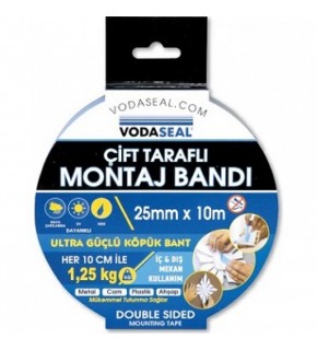Vodaseal Çiftaraflı Montaj Bandı 25x10 M 0581