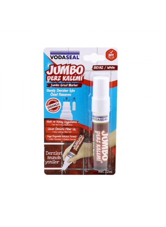 Vodaseal Jumbo Derz Kalemi Beyaz 0475