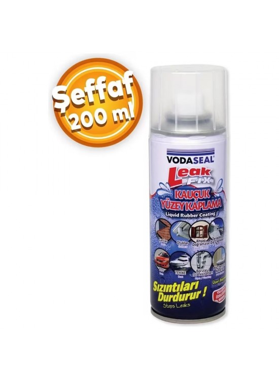 Vodaseal Leakfix Kauçuk Kaplama Şeffaf 200 Ml 0905