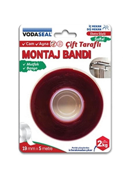 Vodaseal Montaj Bandı 19 Mm X 5 Mt 78 3485 Vodaseal Montaj Bandı 19 Mm X 5 Mt 78 3485
