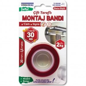 Vodaseal Montaj Bandı İç Mekan 20 Mm 1,5 Mt 0994