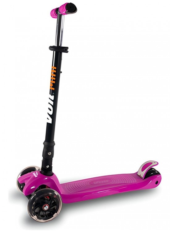 Voit Scooter 218 Katlanabilir Işıklı 3 Teker Fuşya 8Vtoy218/090