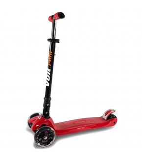 Voit Scooter 218 Kırmızı 3 Tekerlekli Işıklı Çocuk 8VOY218/021