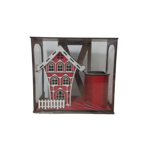 Volee Craft Dekoratif Ev Kumbara + Kalemlik Kule