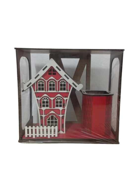 Volee Craft Dekoratif Ev Kumbara + Kalemlik Kule