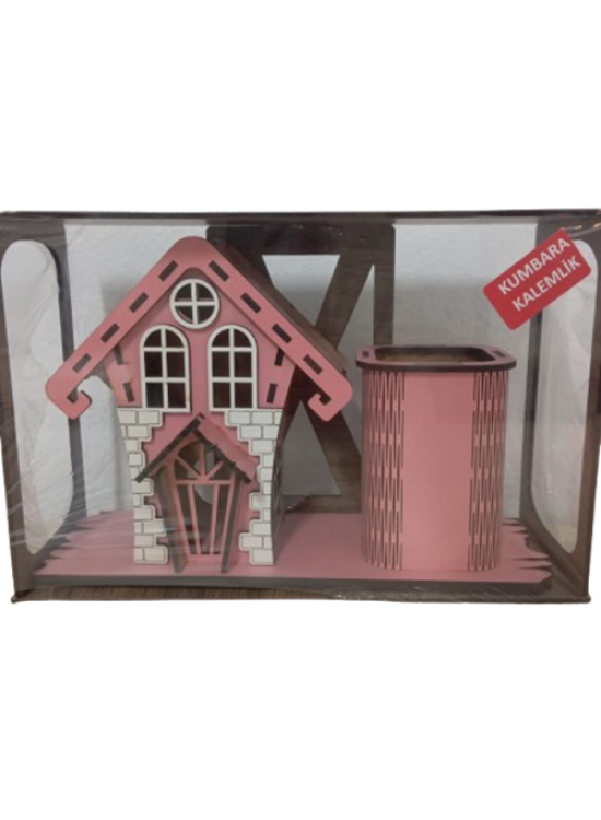 Volee Craft Dekoratif Ev Kumbara + Kalemlik Peri