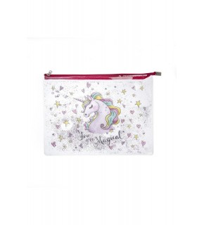 Vuki Fermuarlı Şeffaf Dosya Sulu A4 VK-0073-02