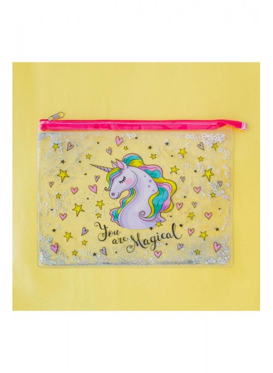 Vuki Fermuarlı Şeffaf Dosya Sulu A5 6/S VK-0072 Vuki Fermuarlı Şeffaf Dosya Sulu A5 6/S VK-0072