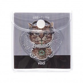 Vuki Küp Bloknot Simli Sulu 6,3x6,3 Cm Kedi-2 VK-0111-6