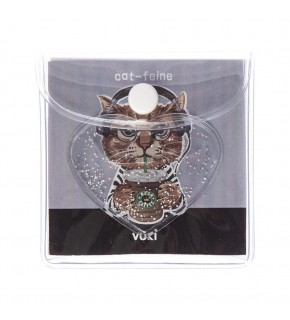 Vuki Küp Bloknot Simli Sulu 6,3x6,3 Cm Kedi-2 VK-0111-6