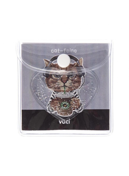 Vuki Küp Bloknot Simli Sulu 6,3x6,3 Cm Kedi-2 VK-0111-6